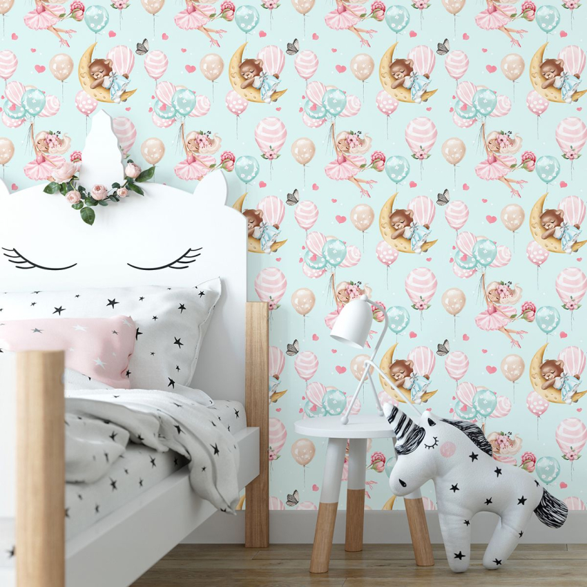Papier peint Enfants - Ballons