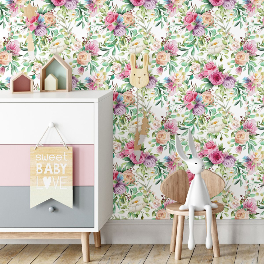 Papier peint Enfants - Floral
