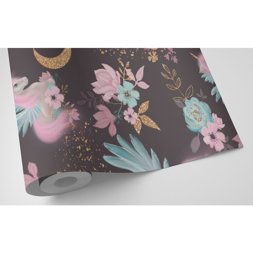 Papier peint Enfants - Licornes