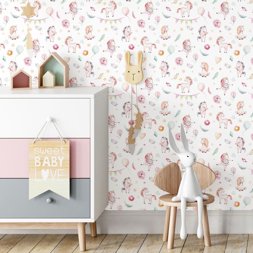 Papier peint Enfants - Magic Licornes