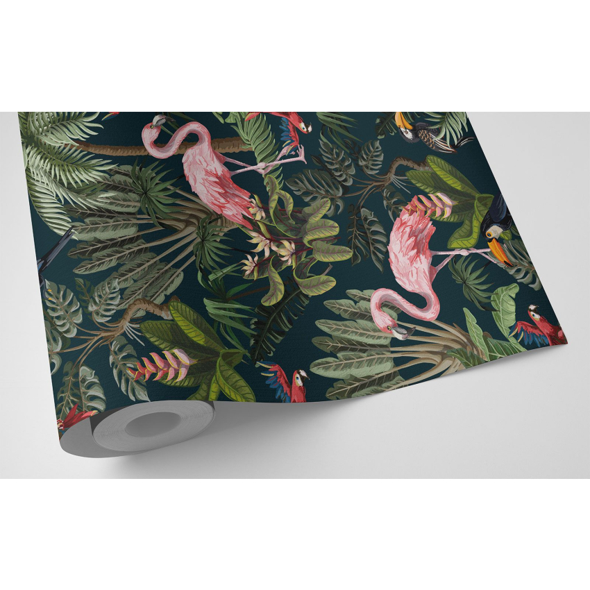 Papier peint - Flamants Roses