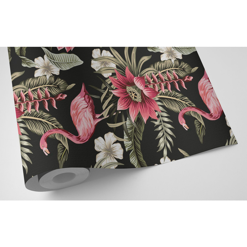 Papier peint - Flamants Roses