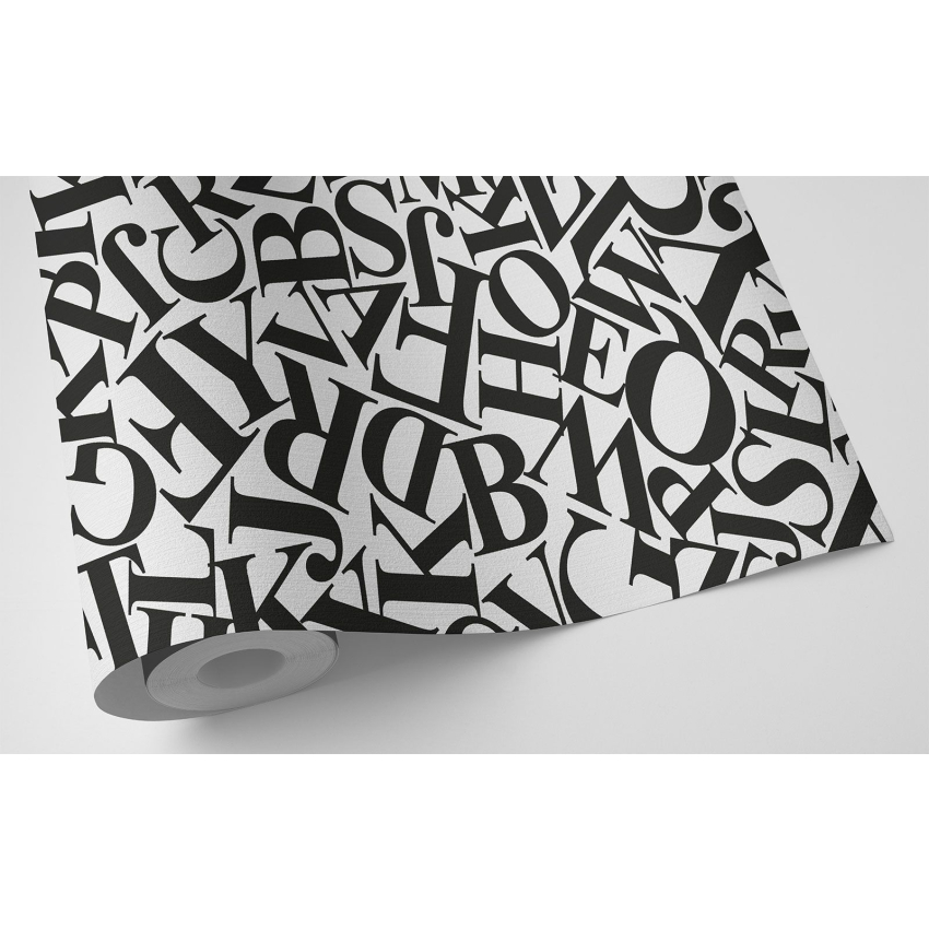 Papier peint - Lettres