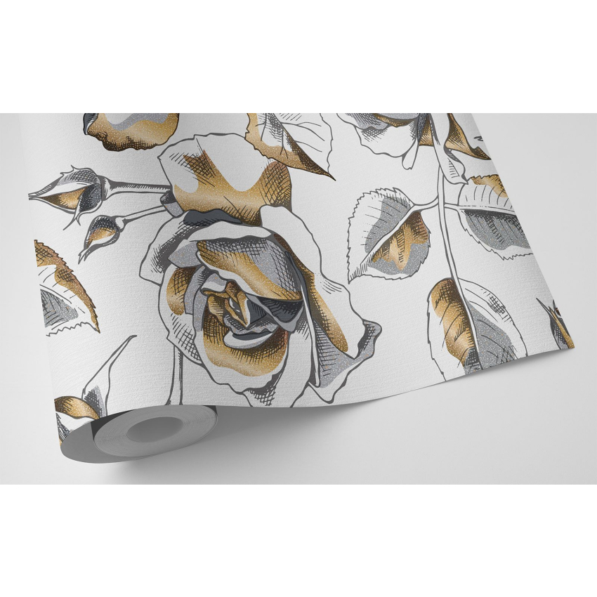 Papier peint - Motif floral