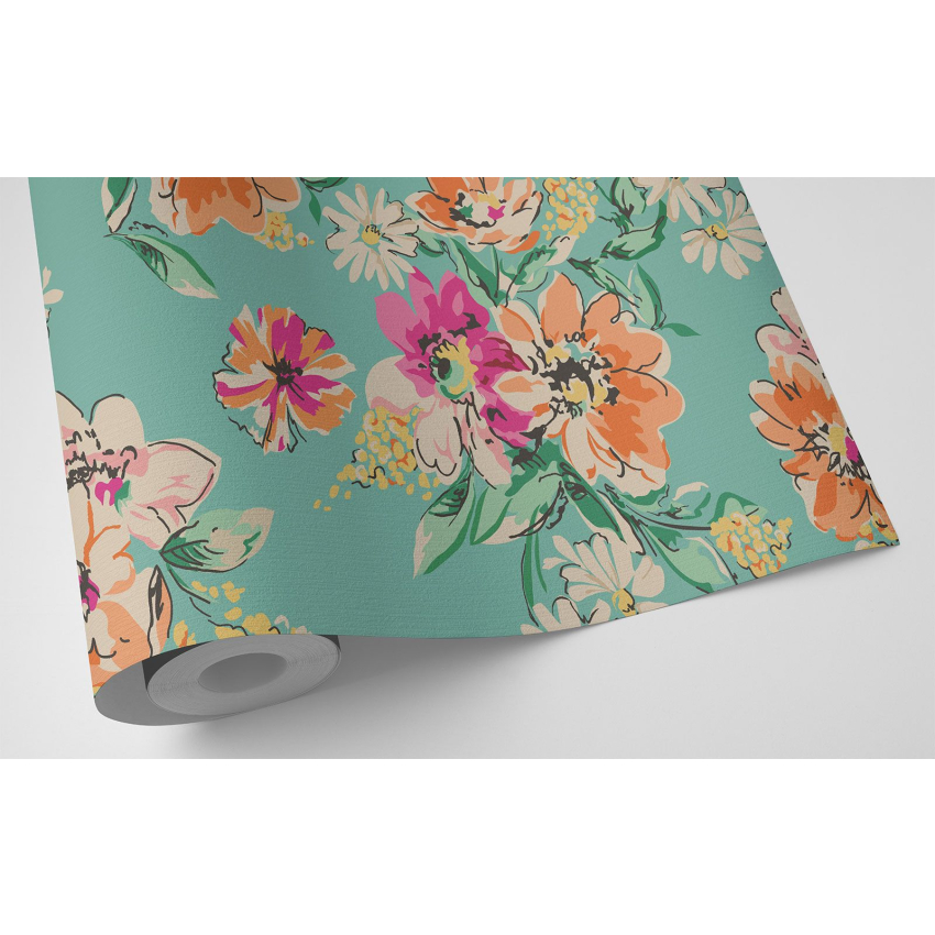 Papier peint - Motif floral