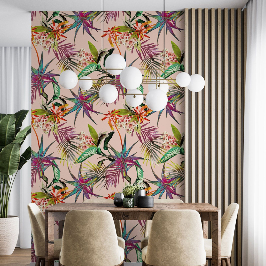 Papier peint - Motif floral