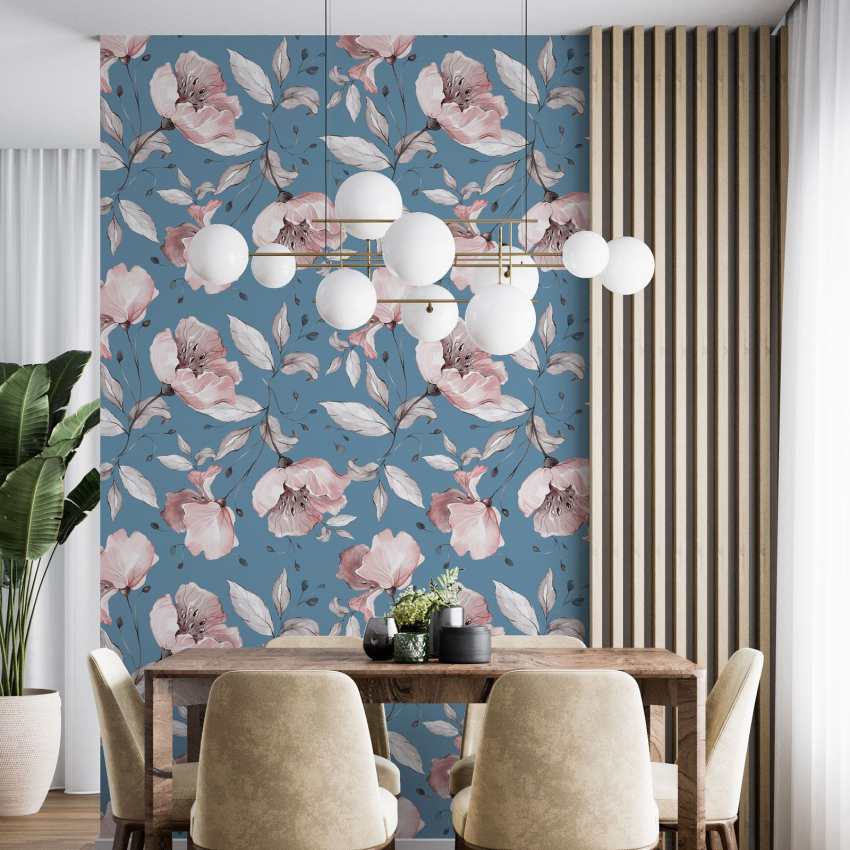 Papier peint - Motif floral