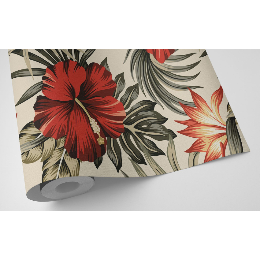 Papier peint - Motif floral