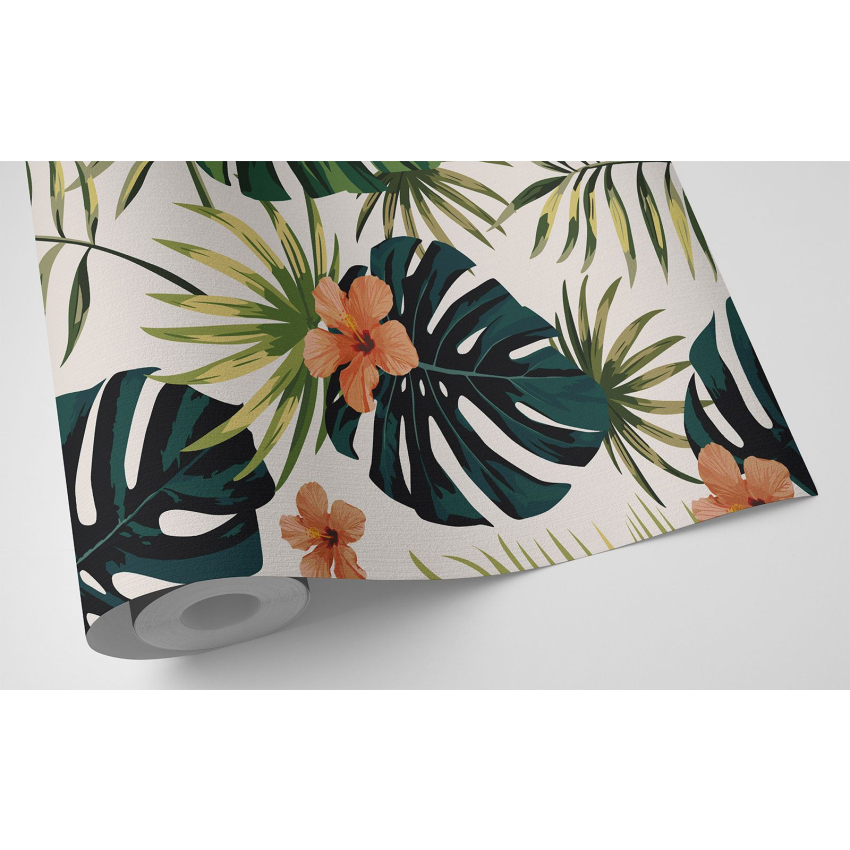 Papier peint - Motif floral