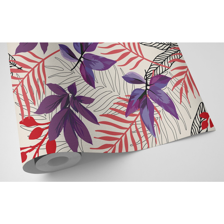 Papier peint - Motif floral