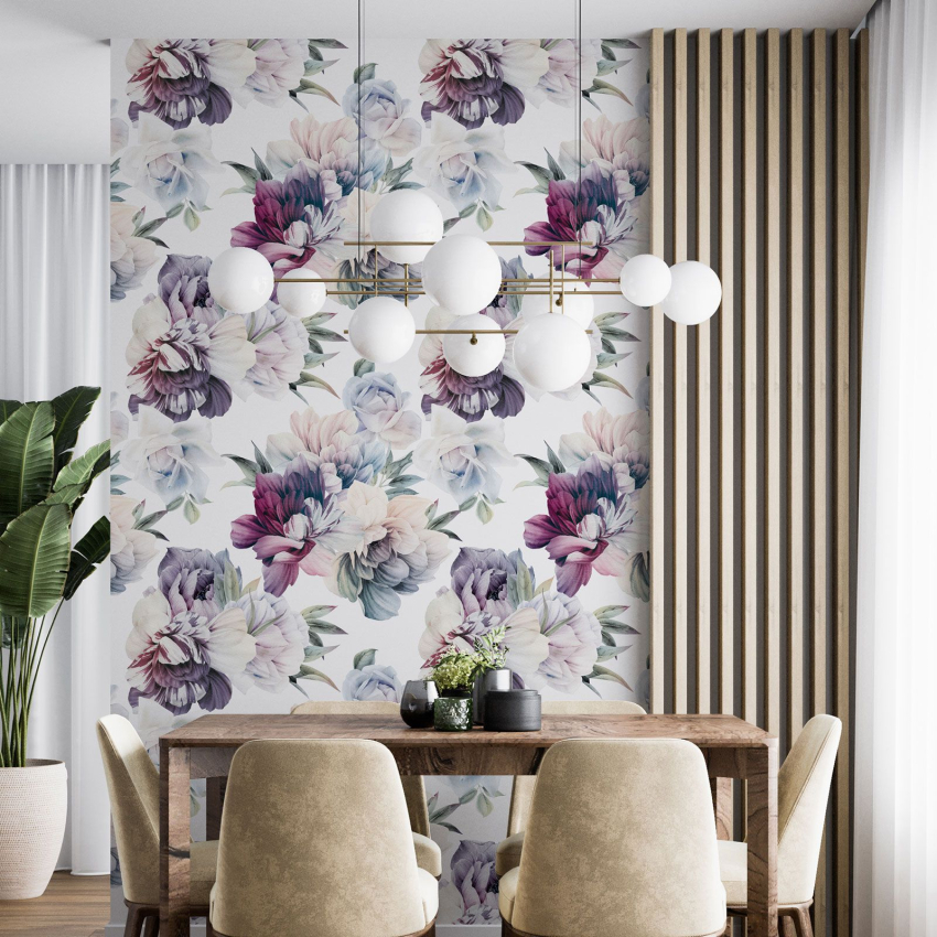 Papier peint - Motif floral