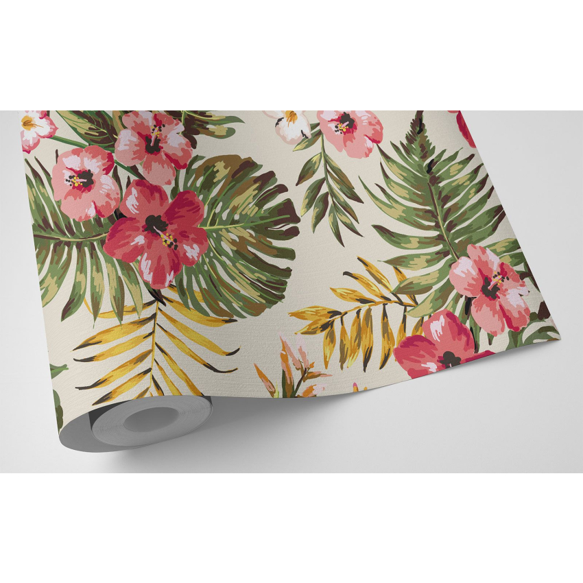 Papier peint - Motif floral