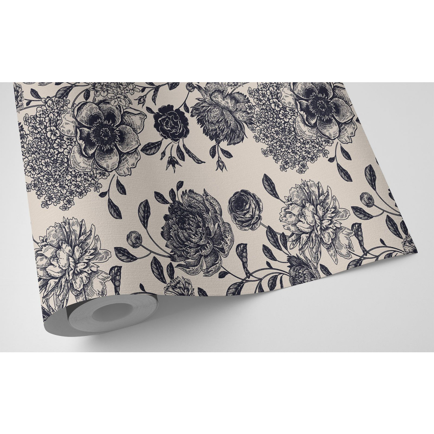 Papier peint - Motif floral