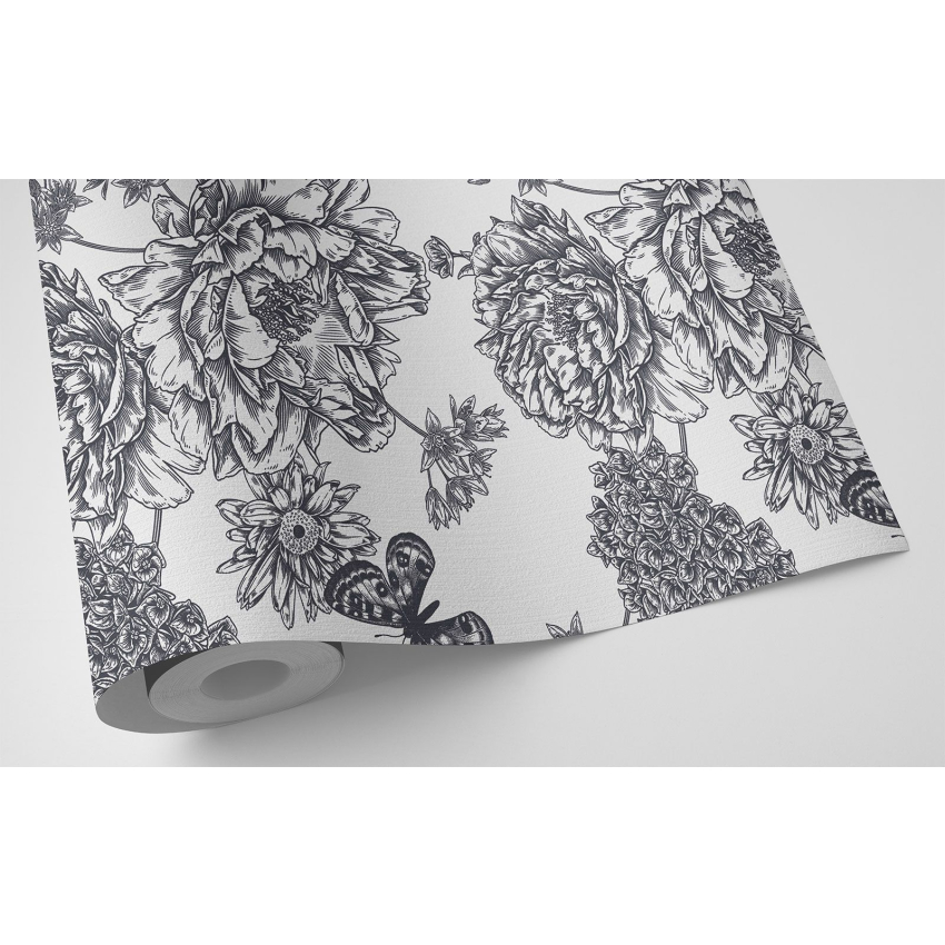 Papier peint - Motif floral