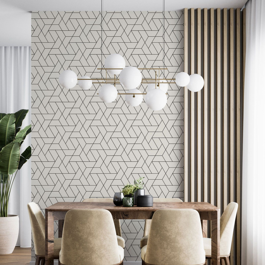 Papier peint - Motif géométrique