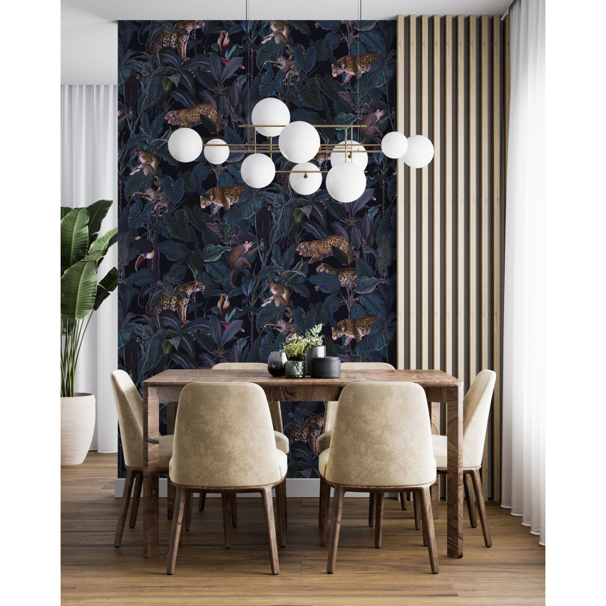 Papier peint motif XL - Animaux de la Jungle