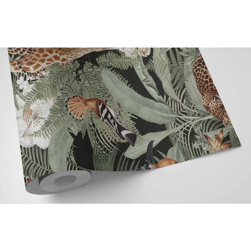 Papier peint motif XL - Animaux de la Jungle