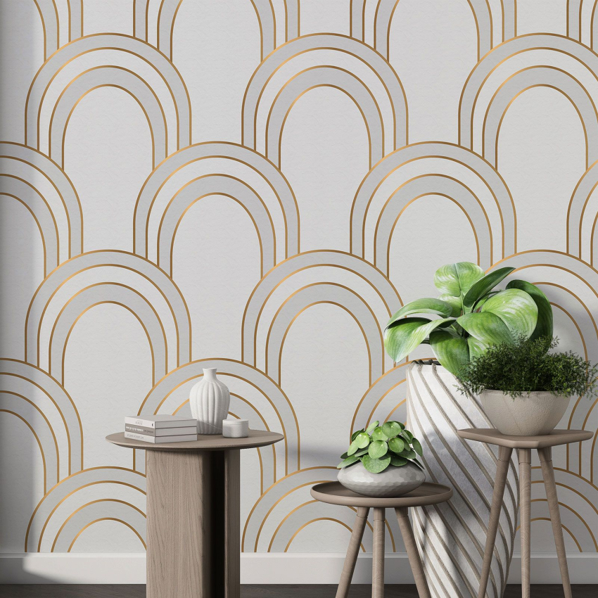 Papier peint motif XL - Arches design