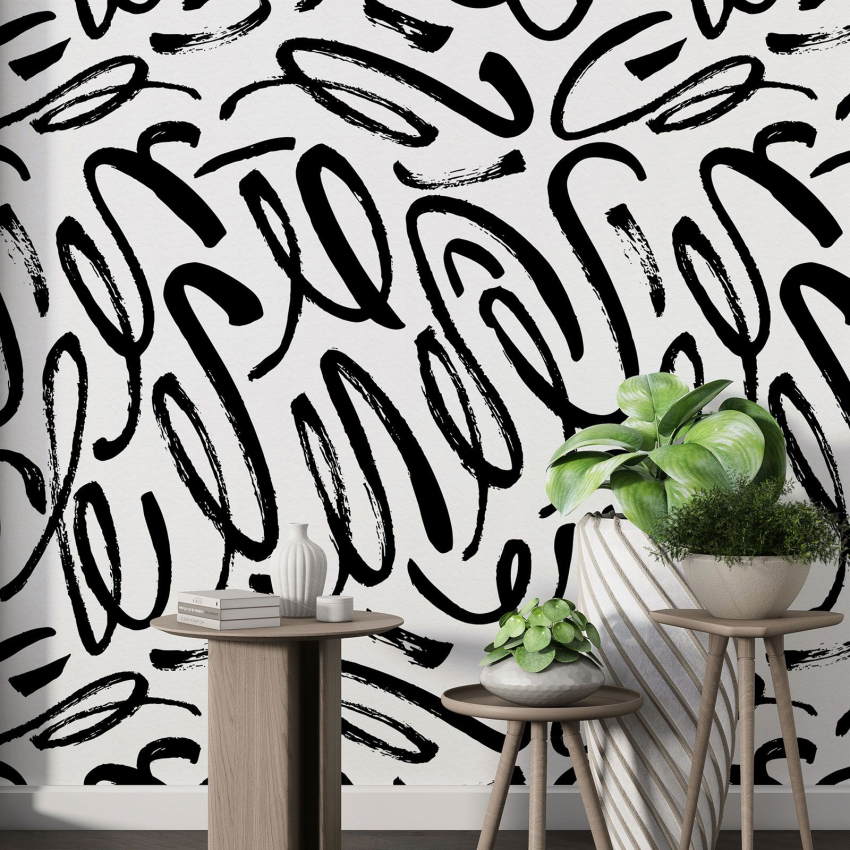 Papier peint motif XL - Art graphique