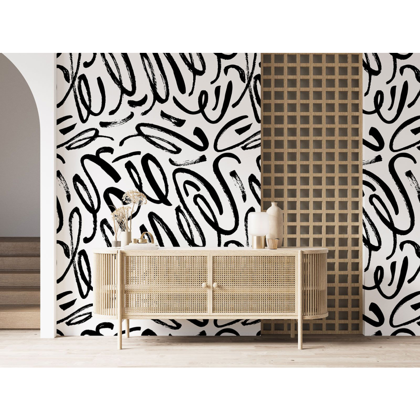 Papier peint motif XL - Art graphique