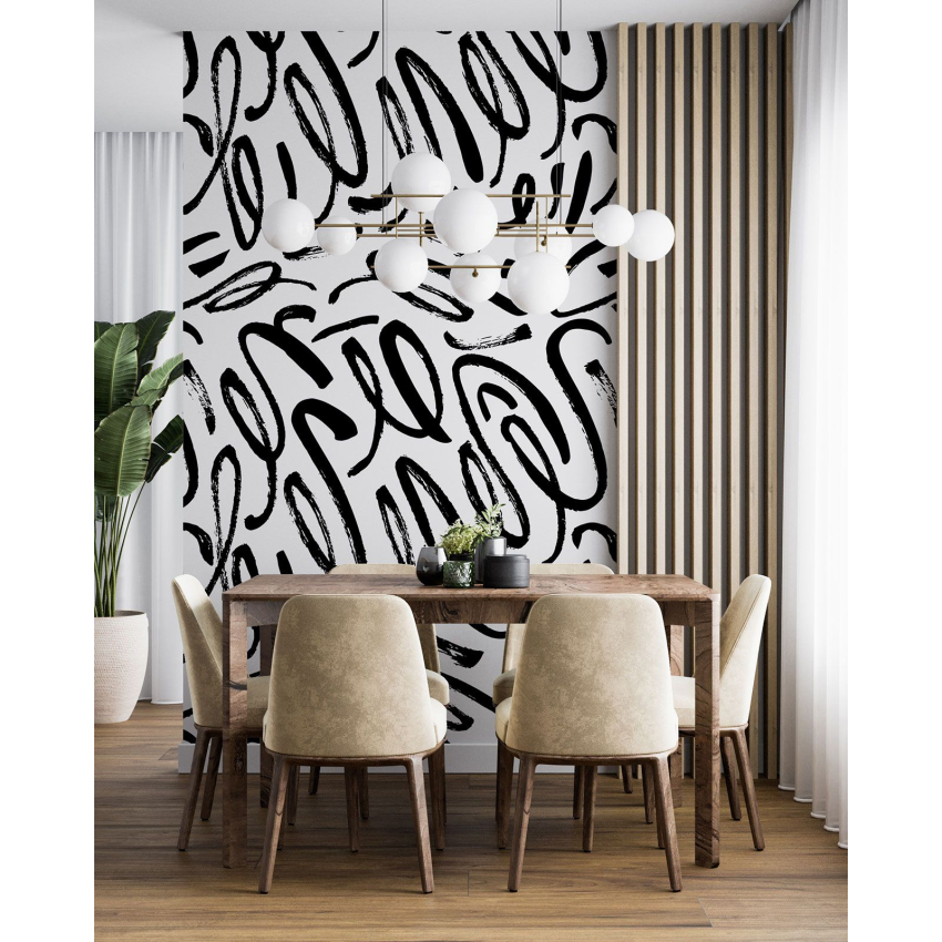 Papier peint motif XL - Art graphique