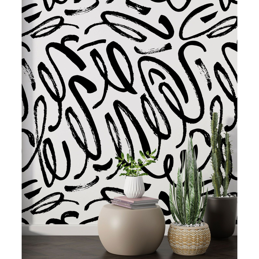 Papier peint motif XL - Art graphique