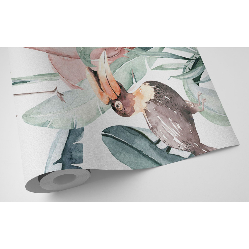 Papier peint motif XL Enfants - Animaux