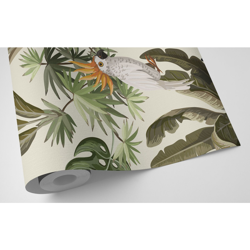 Papier peint motif XL Enfants - Animaux de la Jungle