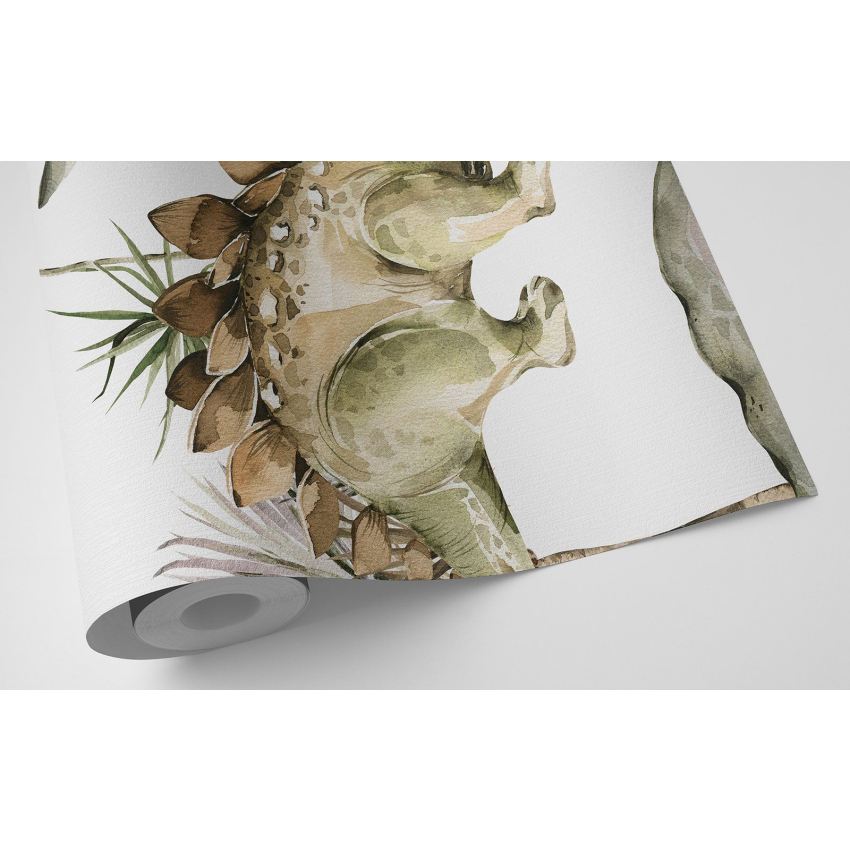 Papier peint motif XL Enfants - Dinosaures