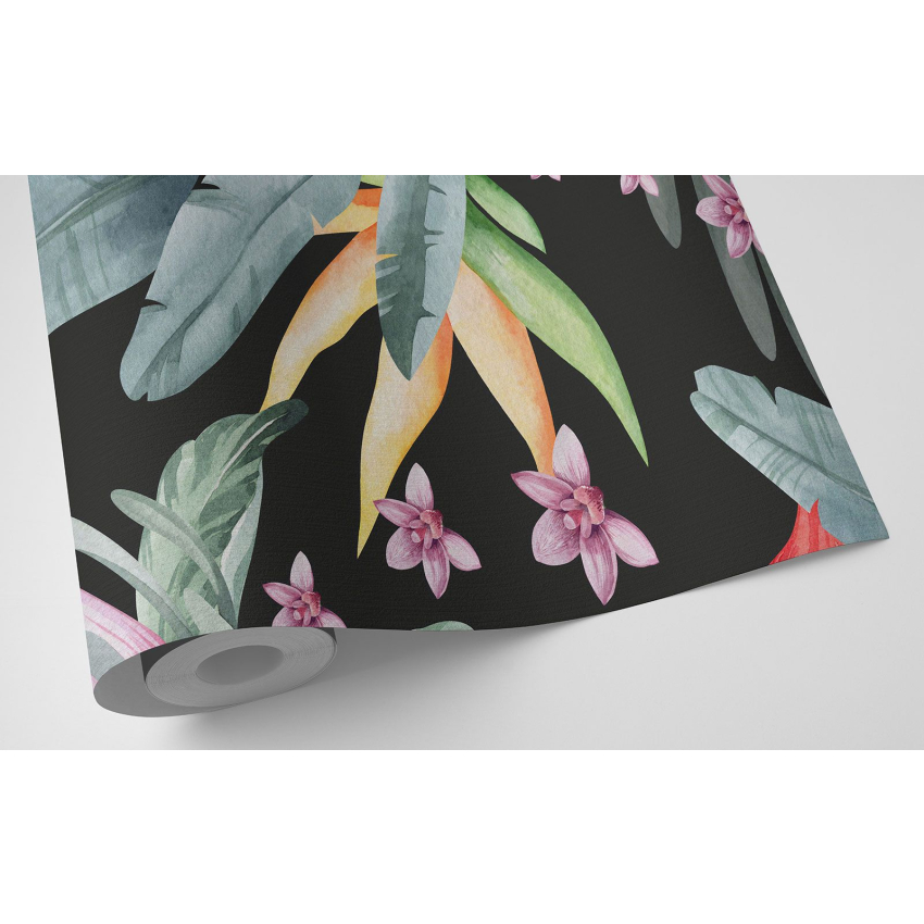 Papier peint motif XL Enfants - Flamants Roses