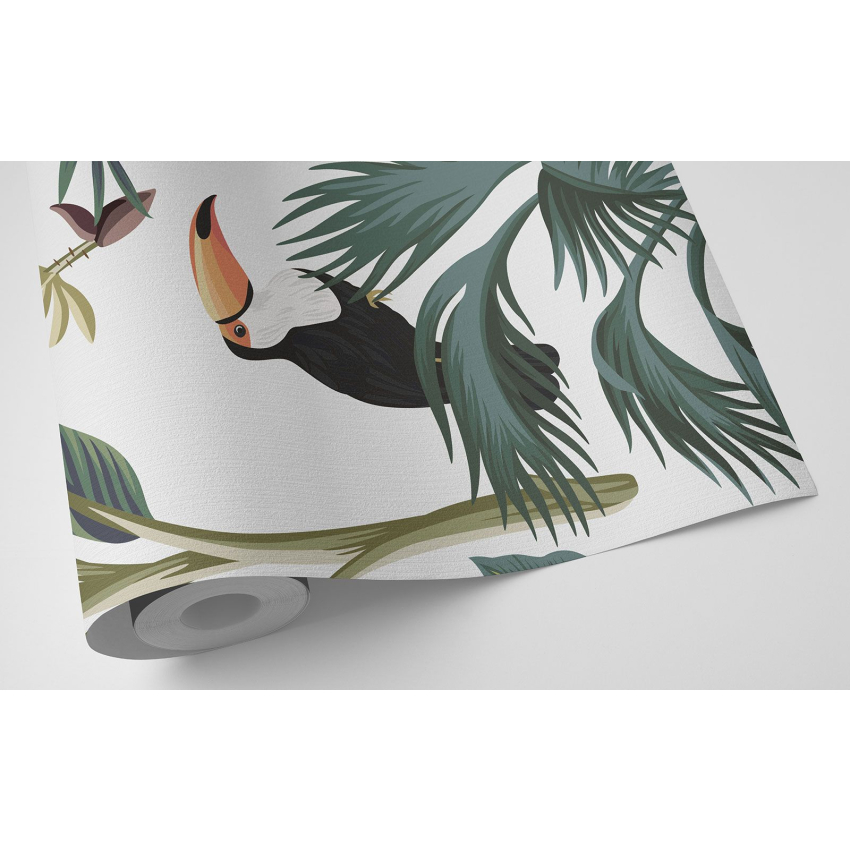Papier peint motif XL Enfants - Jungle