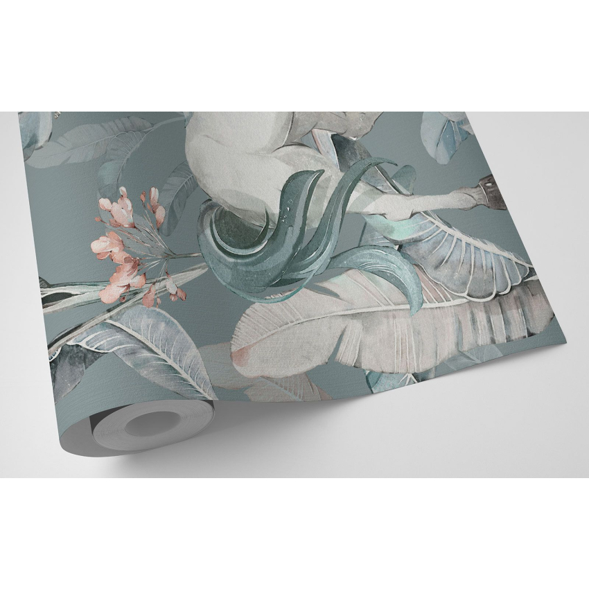 Papier peint motif XL Enfants - Licornes