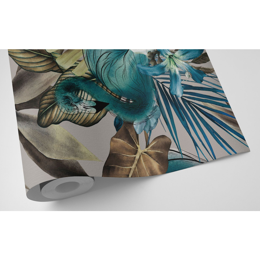 Papier peint motif XL - Flamants
