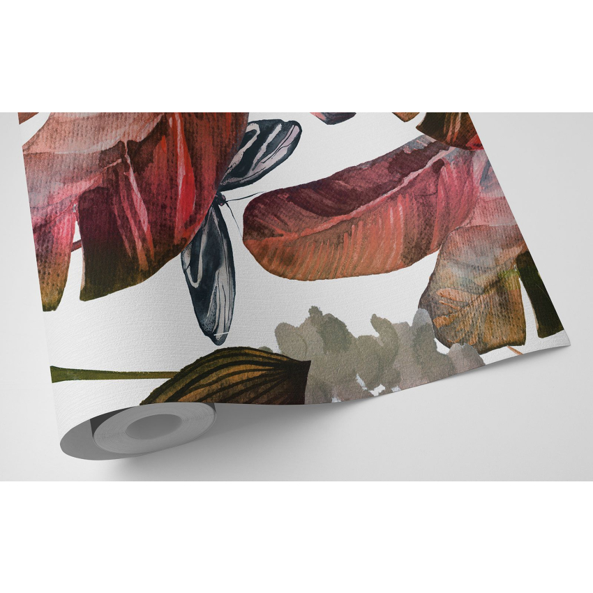 Papier peint motif XL - Flamants roses