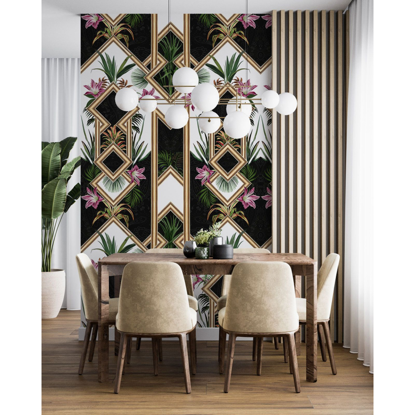 Papier peint motif XL - Fleurs Design