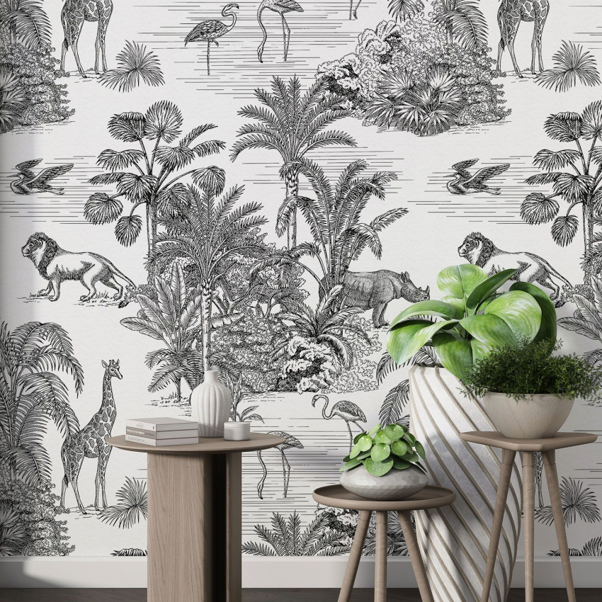 Papier peint motif XL - Jungle