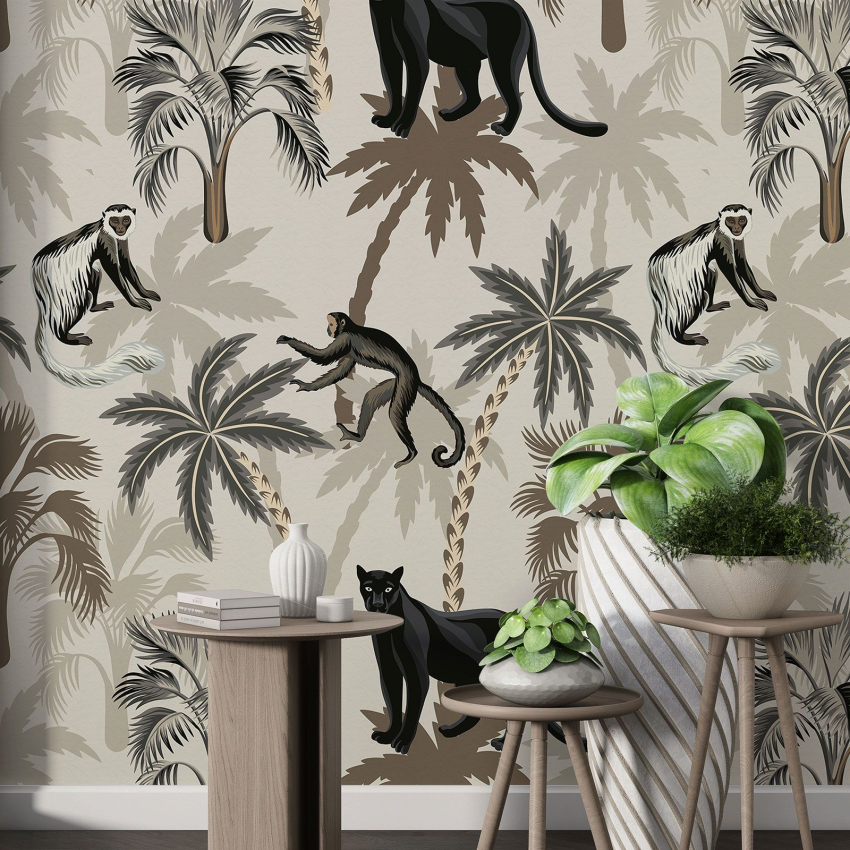 Papier peint motif XL - Jungle
