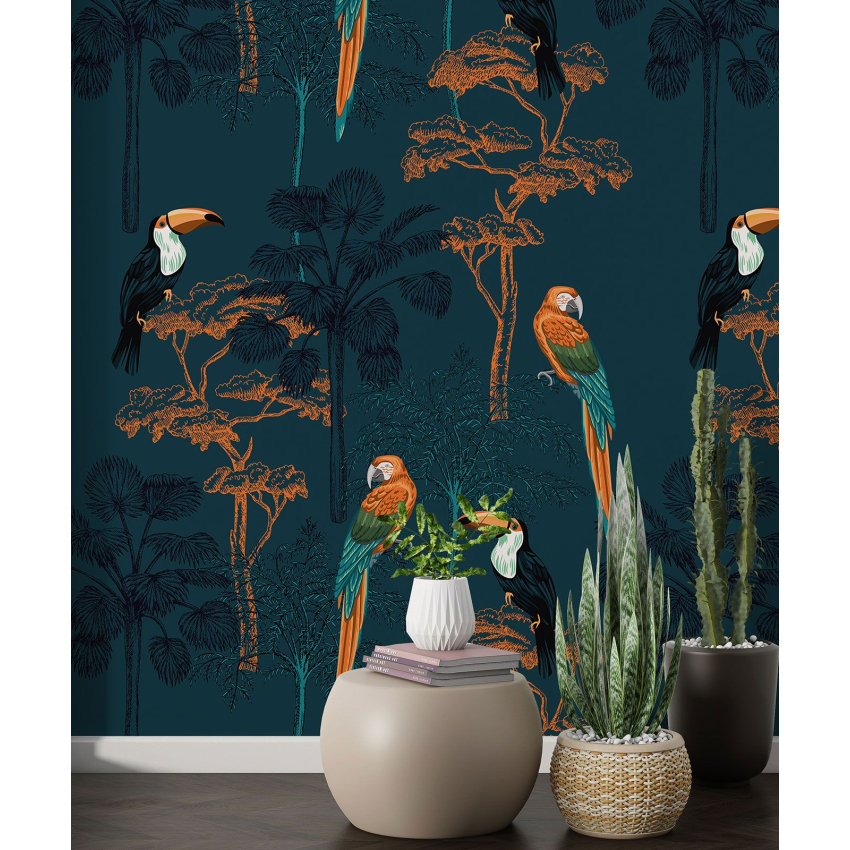 Papier peint motif XL - Jungle
