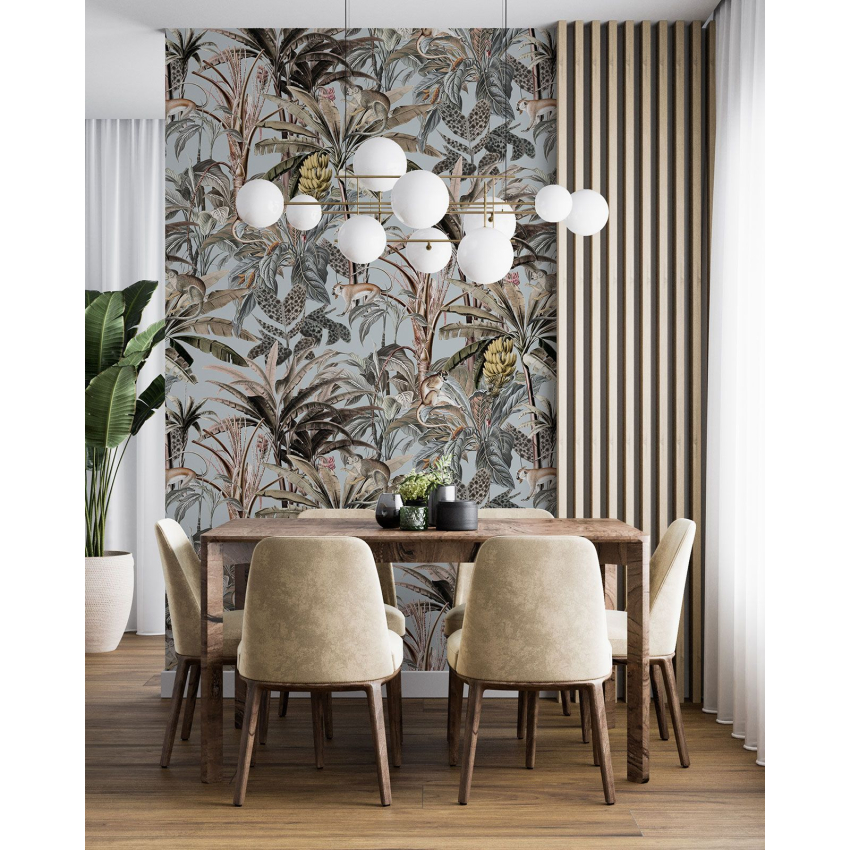 Papier peint motif XL - Motif botaniqu