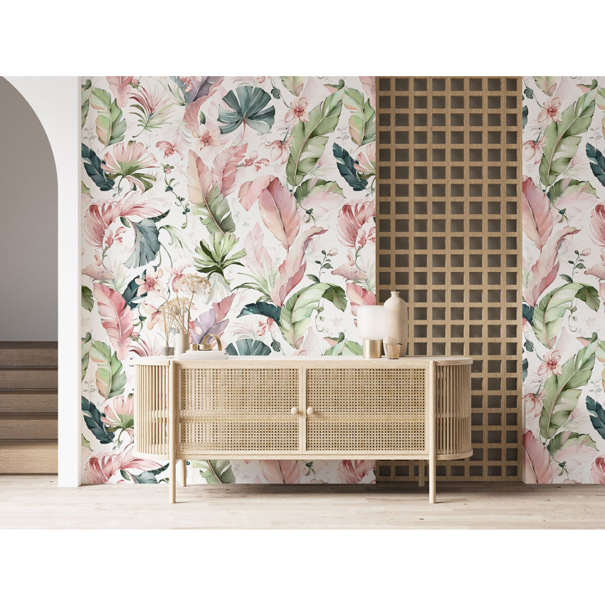 Papier peint motif XL - Motif botanique