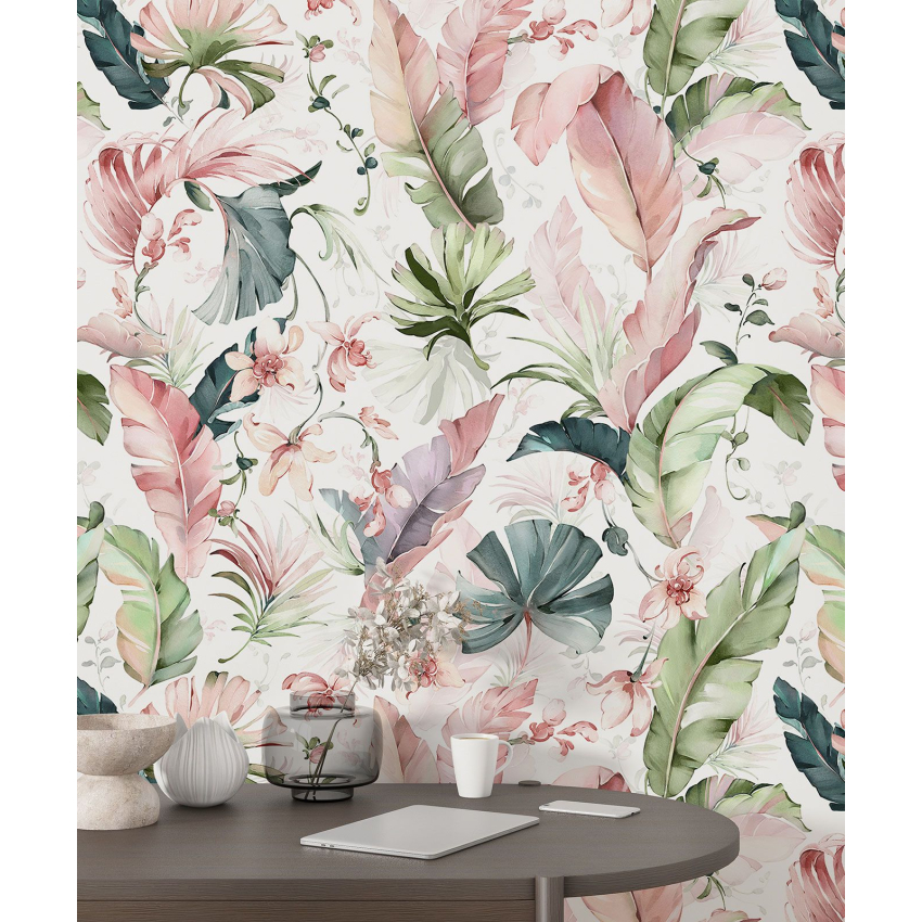 Papier peint motif XL - Motif botanique