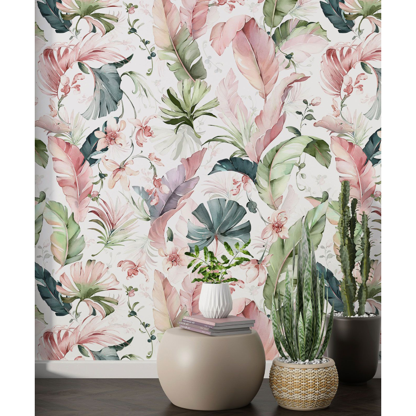 Papier peint motif XL - Motif botanique
