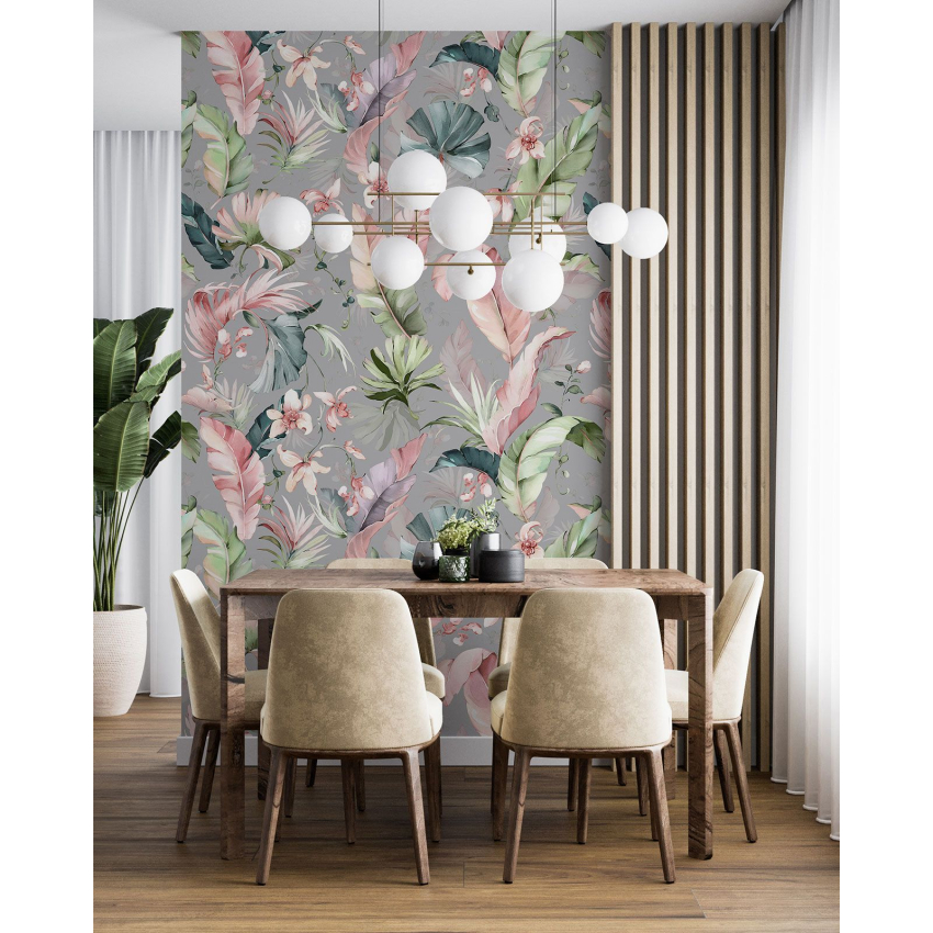 Papier peint motif XL - Motif botanique