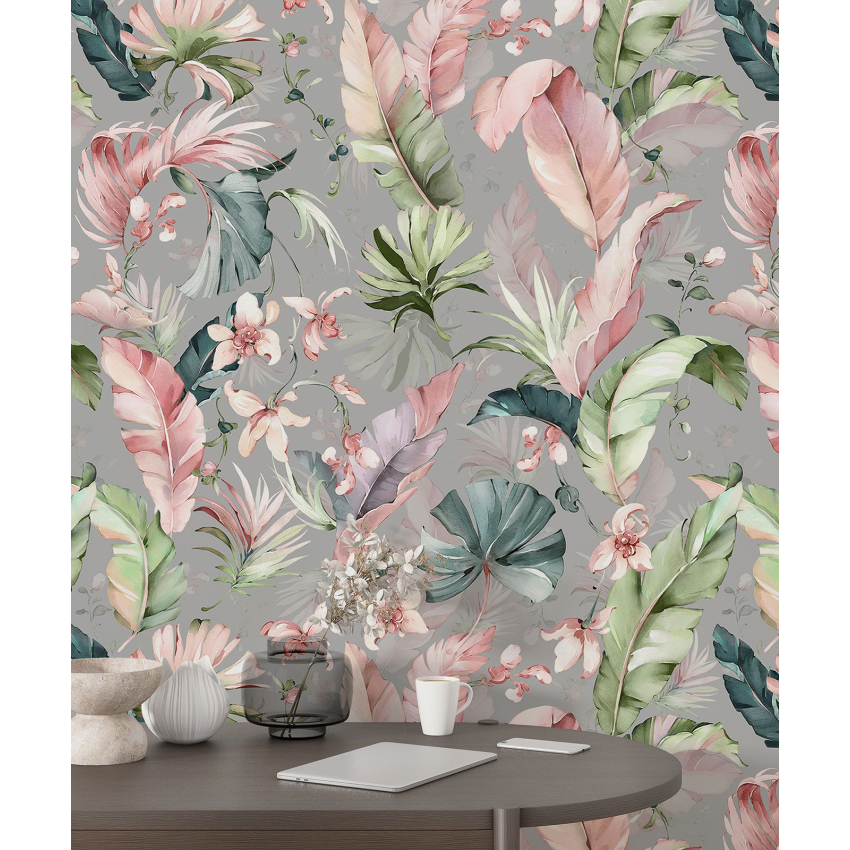 Papier peint motif XL - Motif botanique