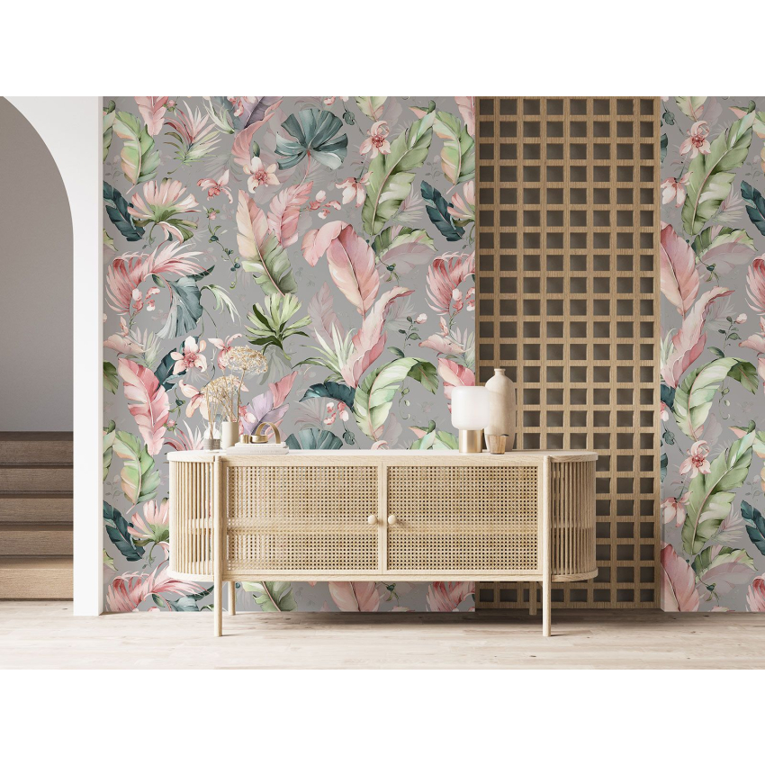 Papier peint motif XL - Motif botanique