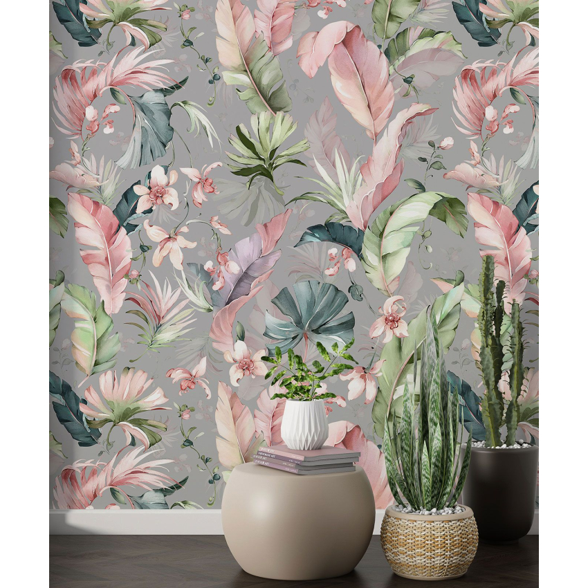 Papier peint motif XL - Motif botanique