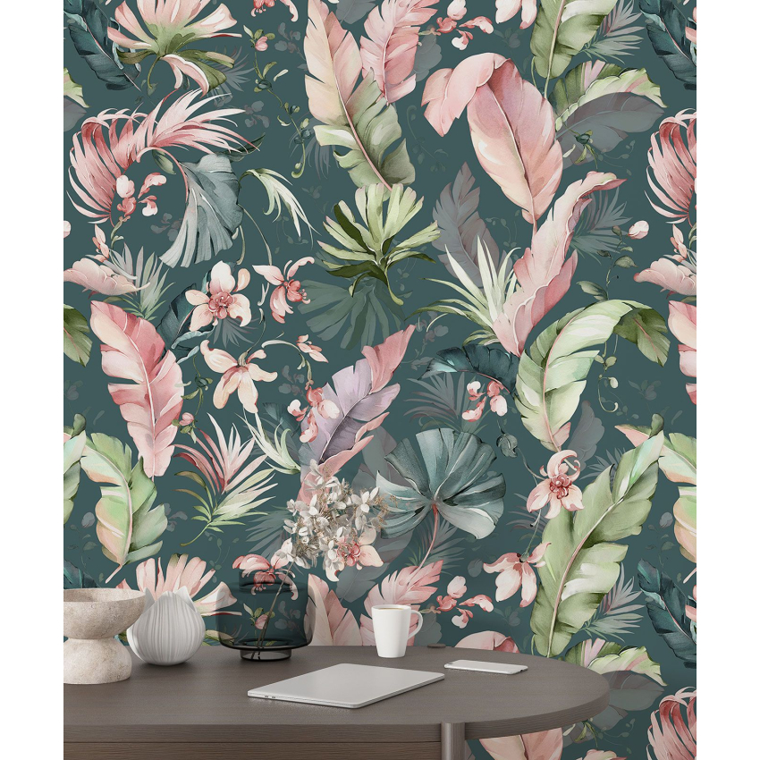 Papier peint motif XL - Motif botanique
