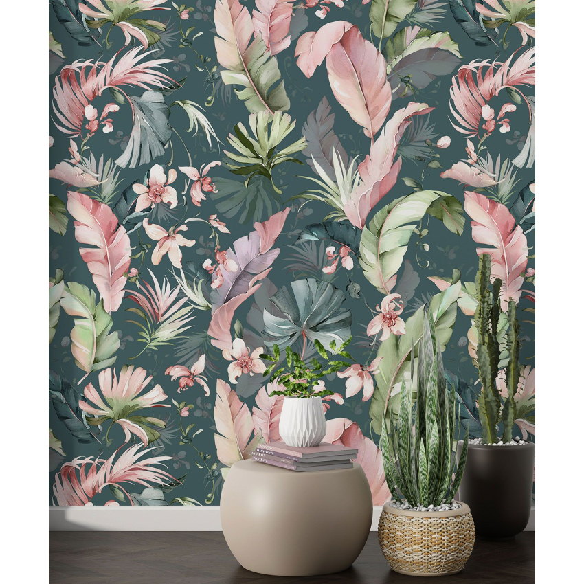 Papier peint motif XL - Motif botanique
