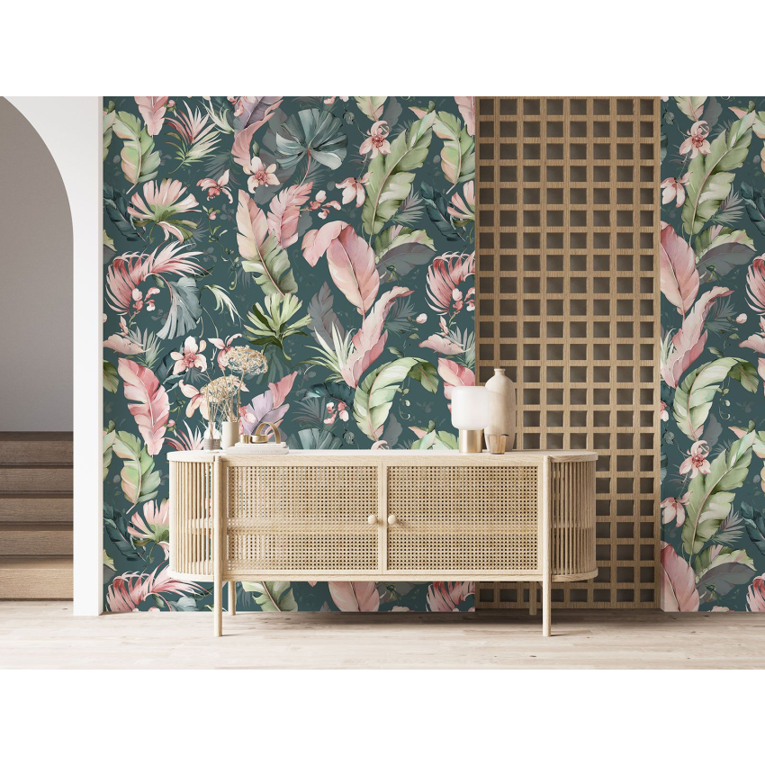 Papier peint motif XL - Motif botanique