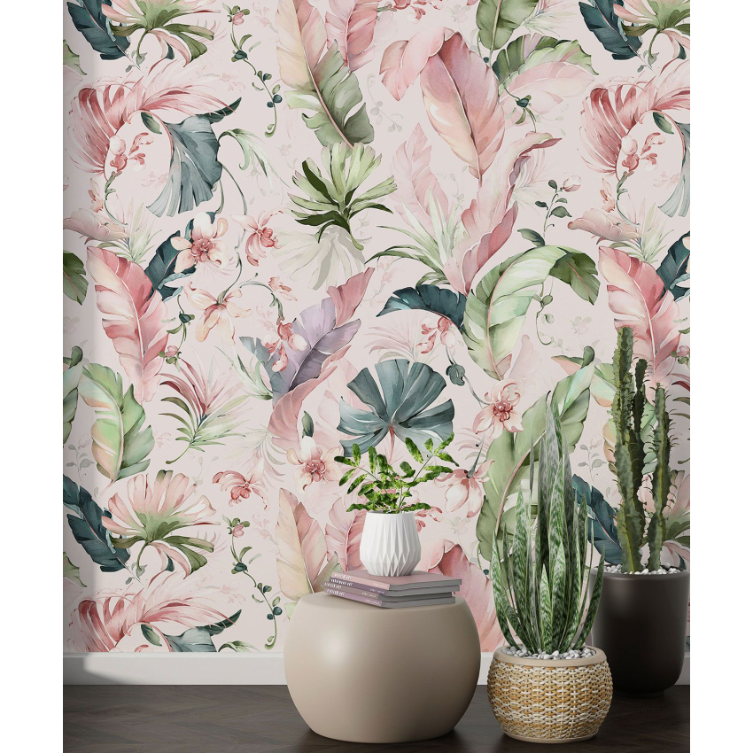 Papier peint motif XL - Motif botanique